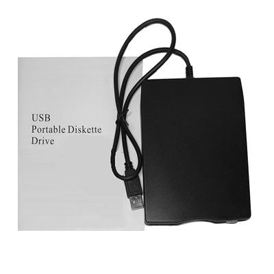 USB Portable Diskette Drive, USB External Floppy Drive(Black) - Rewritable Drive by PMC TechLife | Online Shopping South Africa | PMC TechLife