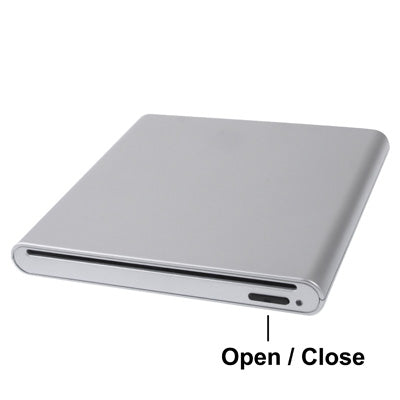 USB 2.0 Slim Aluminum Alloy Portable Slot-in External DVD-RW Drive, Plug and Play - Rewritable Drive by PMC Jewellery | Online Shopping South Africa | PMC Jewellery | Buy Now Pay Later Mobicred