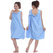 Magic Towel Bath Towel Clothes Beach Towel Dress for Adults, Size: 150 x 80cm(Blue)