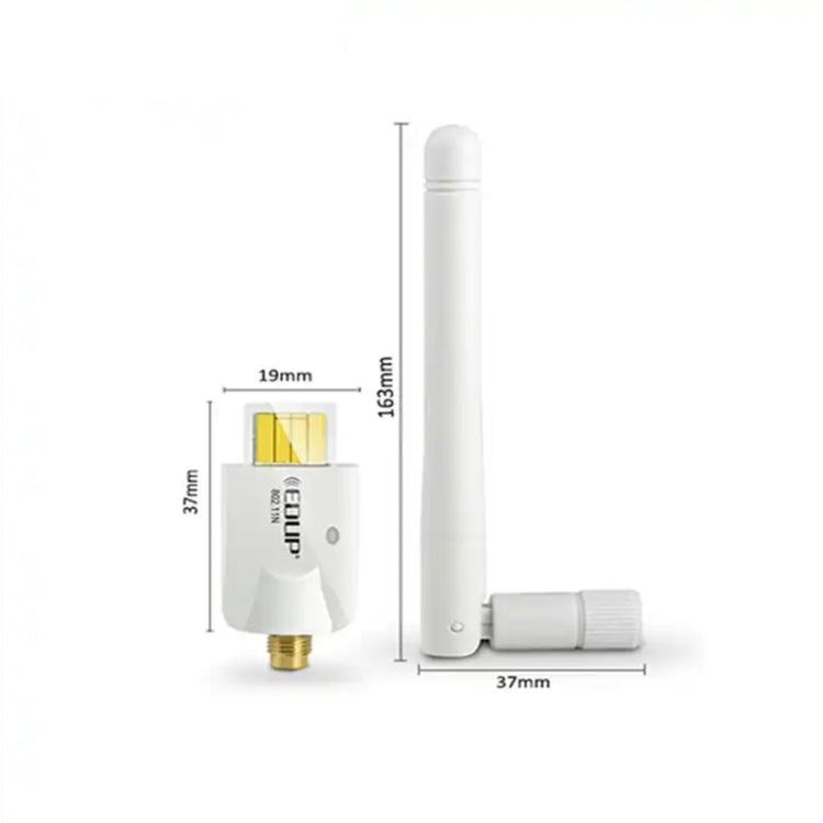 Mini High Power 802.11N 150M Wireless USB Adapter Card(White) - USB Network Adapter by PMC Jewellery | Online Shopping South Africa | PMC Jewellery | Buy Now Pay Later Mobicred