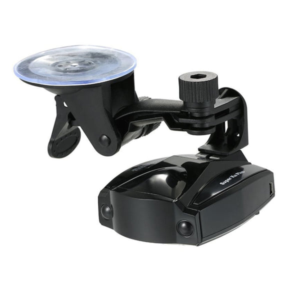Full-Band Rader Detector, Built-in Loud Speaker, Support GPS Navigator, Power on with Russian Speech of Welcome(Black)