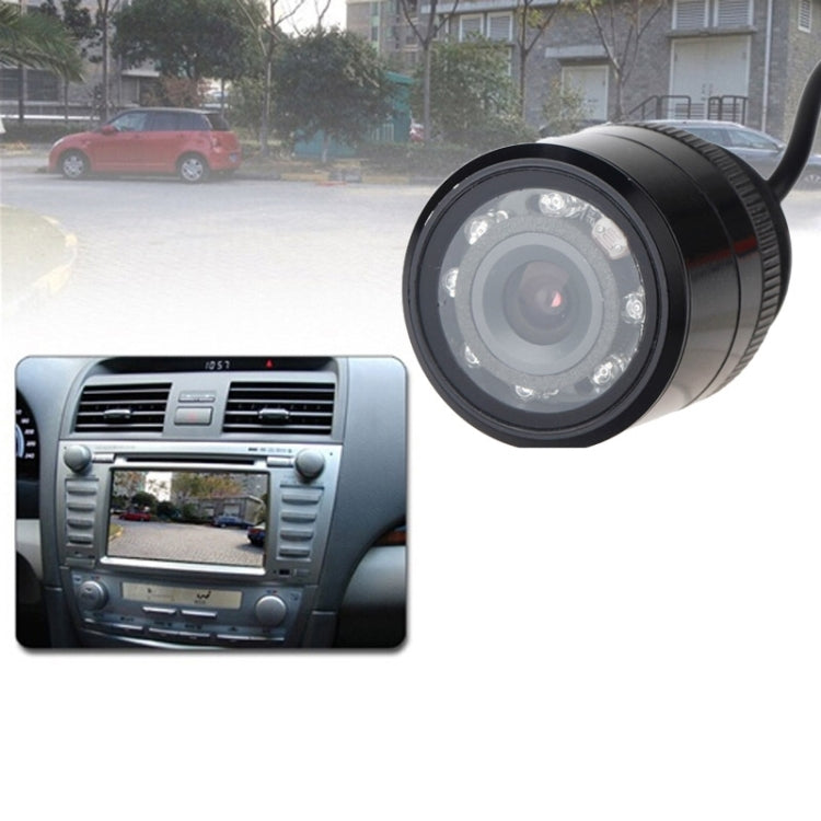 E325 LED Sensor Car Rear View Camera, Support Color Lens / 120 Degree Viewable / Waterproof & Night Sensor Function, Diameter: 28mm(Black) - Rear View Cameras by PMC TechLife | Online Shopping South Africa | PMC TechLife | Buy Now Pay Later Mobicred