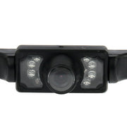 7 LED IR Infrared Water-resistant Night Vision License Plate Frame Astern Backsight With Scaleplate, Support Installed in GPS Navigator , Wide Viewing Angle: 140 degree (YX001)(Black)
