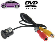 Water-resistant Wired Punch DVD Rear View Camera With Scaleplate , Support Installed in Car DVD Navigator or Car Monitor , Wide Viewing Angle: 170 degree (WD004)(Black)