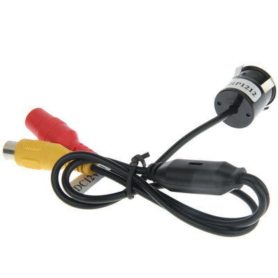 Water-resistant Wired Punch DVD Rear View Camera With Scaleplate , Support Installed in Car DVD Navigator or Car Monitor , Wide Viewing Angle: 170 degree (WD004)(Black)