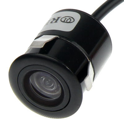 Water-resistant Wired Punch DVD Rear View Camera With Scaleplate , Support Installed in Car DVD Navigator or Car Monitor , Wide Viewing Angle: 170 degree (WD004)(Black)