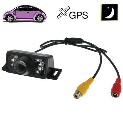 7 LED IR Infrared Water-resistant Night Vision Wired Short Lens DVD Rear View, With Scaleplate , Support Installed in Car DVD Navigator or Car Monitor , Wide Viewing Angle: 140 degree (YX002)(Black)