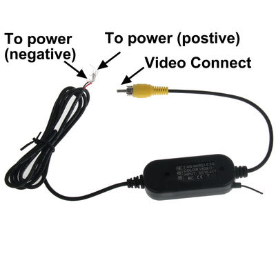 7 LED IR Infrared Waterproof Night Vision Wireless Short Lens DVD Rear View With Scaleplate , Support Installed in Car DVD Navigator , Wide Viewing Angle: 140 degree (WX002)(Black) - Rear View Cameras by PMC TechLife | Online Shopping South Africa | PMC TechLife | Buy Now Pay Later Mobicred