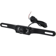 6 LED IR Infrared Water-resistant Night Vision Wireless License Plate Frame Astern Backsight Rear View Camera , Support Installed in Car DVD Navigator or Car Monitor , Wide Viewing Angle: 140 degree (WD001)(Black)