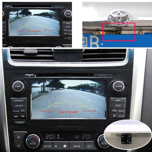 E330 Water-resistant Auto Car Rear View Camera for Security Backup Parking, Wide Viewing Angle: 170 Degree