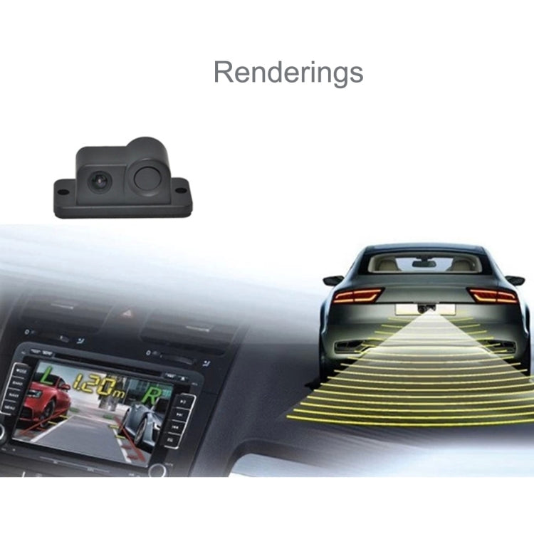 2 in 1 Mini 160 Degrees View Angle Car Rear View Reverse Backup Car Camera with Parking(Black) - Rear View Cameras by PMC TechLife | Online Shopping South Africa | PMC TechLife | Buy Now Pay Later Mobicred