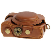 Leather Camera Case Bag for Sony HX50 (Brown)