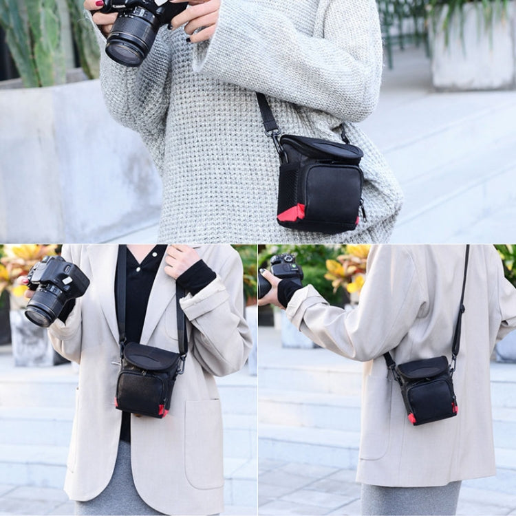 Universal Mini Digital Cloth Camera Bag with Strap, Size: 115 x 105 x 155mm(Black) - free shipping - PMC TechLife - Order now!