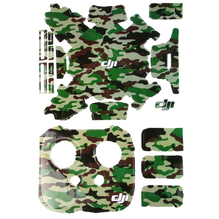 4D Imitation Carbon Fiber PVC Water Resistance Sticker Kit for DJI Phantom 3 Quadcopter & Remote Controller & Battery(Camouflage Pattern) -  by PMC Jewellery | Online Shopping South Africa | PMC Jewellery | Buy Now Pay Later Mobicred