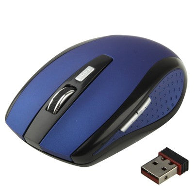 2.4 GHz 800~1600 DPI Wireless 6D Optical Mouse with USB Mini Receiver, Plug and Play, Working Distance up to 10 Meters (Blue) - Wireless Mice by PMC Jewellery | Online Shopping South Africa | PMC Jewellery | Buy Now Pay Later Mobicred