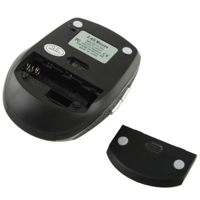 2.4 GHz 800~1600 DPI Wireless 6D Optical Mouse with USB Mini Receiver, Plug and Play, Working Distance up to 10 Meters(Black)