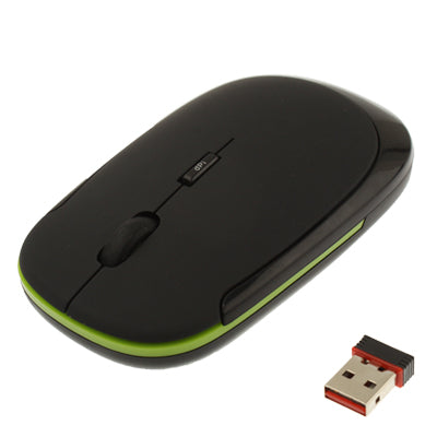 2.4GHz Wireless Ultra-thin Mouse(Black) - Wireless Mice by PMC Jewellery | Online Shopping South Africa | PMC Jewellery | Buy Now Pay Later Mobicred