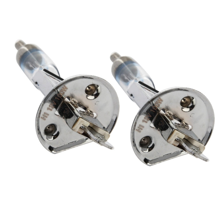 2 PCS H1 12V / 55W / 4300K / 1600lm Xenon Car Headlight Bulbs, Warm White - Halogen Lights by PMC TechLife | Online Shopping South Africa | PMC TechLife