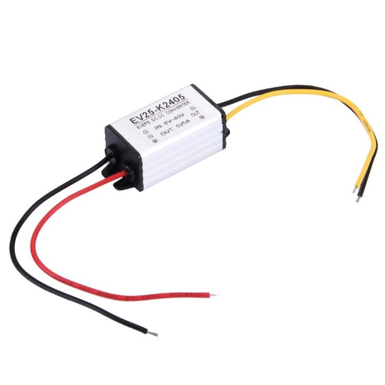 DC 8-40V to 5V Car Power Step Down Transformer, Rated Output Current: 5A - free shipping - PMC Jewellery - Order now!