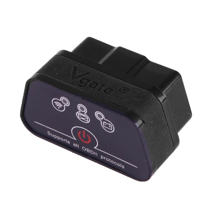 High Quality Super Mini Vgate iCar2 ELM327 OBDII WiFi Car Scanner Tool, Support Android & iOS (Black Black) - free shipping - PMC Jewellery - Order now!