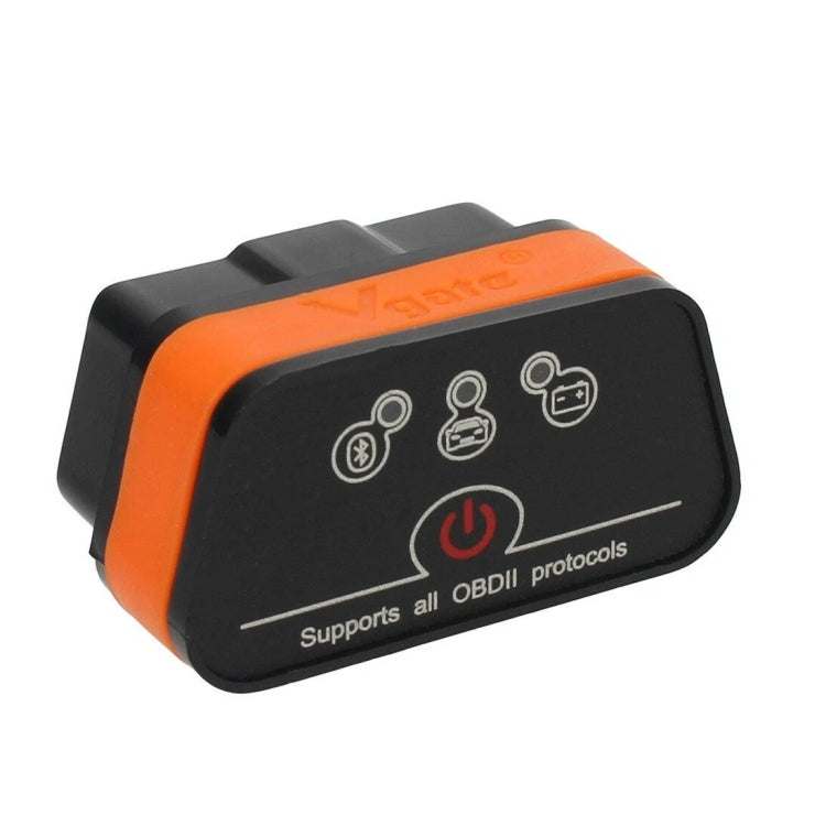 High Quality Super Mini Vgate iCar2 ELM327 OBDII WiFi Car Scanner Tool, Support Android & iOS(Black+Orange) - Code Readers & Scan Tools by Vgate | Online Shopping South Africa | PMC Jewellery | Buy Now Pay Later Mobicred