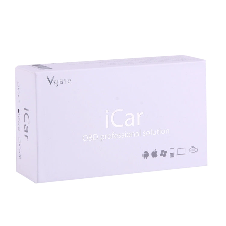 High Quality Super Mini Vgate iCar2 ELM327 OBDII WiFi Car Scanner Tool, Support Android & iOS(Black+Orange) - Code Readers & Scan Tools by Vgate | Online Shopping South Africa | PMC Jewellery | Buy Now Pay Later Mobicred