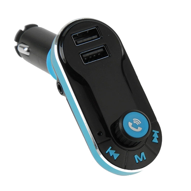 Bluetooth Tacking Handsfree Car Kit FM Transmitter with Remote Control, 2.1A Dual Car Charger, For iPhone, Galaxy, Sony, Lenovo, HTC, Huawei, and other Smartphones - Bluetooth Car Kits by PMC TechLife | Online Shopping South Africa | PMC TechLife | Buy Now Pay Later Mobicred