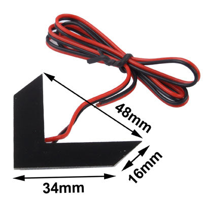 14 LED 3528 SMD Arrows Light for Car Side Mirror Turn Signal, Pairs(Red Light) - Arrow Turn Lights by PMC TechLife | Online Shopping South Africa | PMC TechLife | Buy Now Pay Later Mobicred