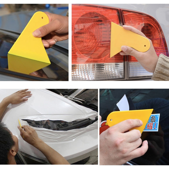 KANEED 10 PCS Car Window Wrapping Film Scraper Thickening Car Sticker Tool, Size: 11cm x 9.5cm