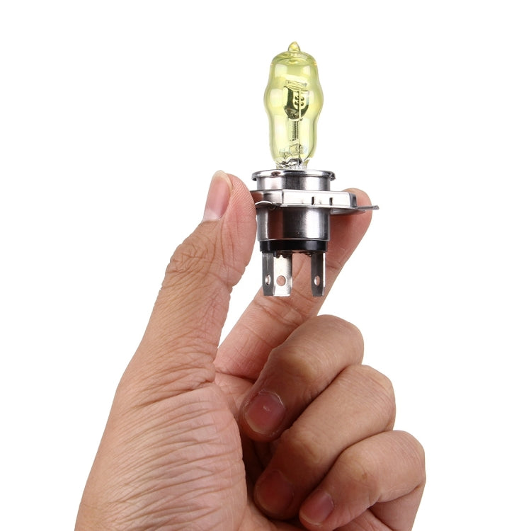 H4 Xenon Pure Yellow Bulbs, 12V 100/90W - Halogen Lights by PMC TechLife | Online Shopping South Africa | PMC TechLife | Buy Now Pay Later Mobicred