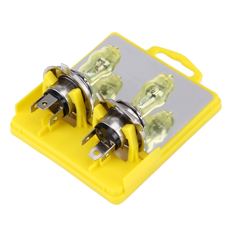 H4 Xenon Pure Yellow Bulbs, 12V 100/90W - Halogen Lights by PMC TechLife | Online Shopping South Africa | PMC TechLife | Buy Now Pay Later Mobicred