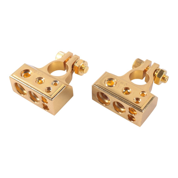Positive & Negative Set 0 / 4 / 8 AWG Car Battery Terminals