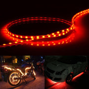5 PCS Normally-on Style 45 LED 3528 SMD Water-resistant Flexible Car Strip Light for Car Decoration, DC 12V, Length: 45cm