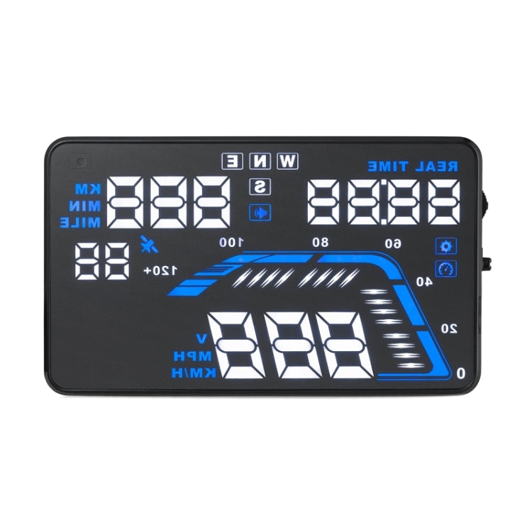 Q7 5.5 inch Car GPS HUD Vehicle-mounted Head Up Display Security System, Support Speed & Real Time & Altitude & Over Speed Alarm & Satellite Number, etc. - Head Up Display System by PMC TechLife | Online Shopping South Africa | PMC TechLife | Buy Now Pay Later Mobicred
