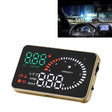 X6 3.5 inch Car OBDII / EUOBD HUD Vehicle-mounted Head Up Display Security System, Support Speed & Water Temperature & Speed Alarm & Fuel Consumption & Battery Voltage, etc. - Head Up Display System by PMC TechLife | Online Shopping South Africa | PMC TechLife | Buy Now Pay Later Mobicred