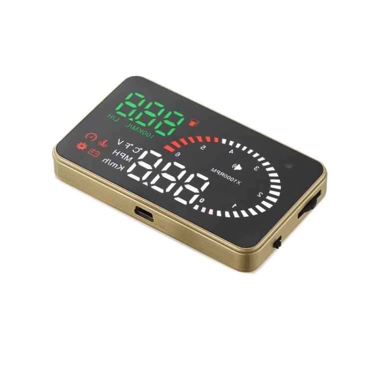 X6 3.5 inch Car OBDII / EUOBD HUD Vehicle-mounted Head Up Display Security System, Support Speed & Water Temperature & Speed Alarm & Fuel Consumption & Battery Voltage, etc. - Head Up Display System by PMC TechLife | Online Shopping South Africa | PMC TechLife | Buy Now Pay Later Mobicred