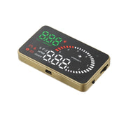 X6 3.5 inch Car OBDII / EUOBD HUD Vehicle-mounted Head Up Display Security System, Support Speed & Water Temperature & Speed Alarm & Fuel Consumption & Battery Voltage, etc.