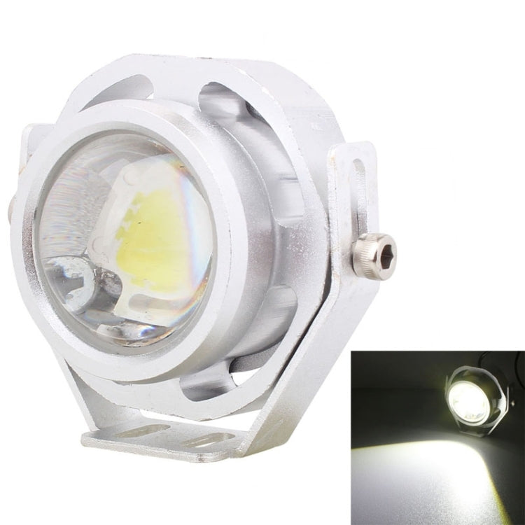 10W 500LM White Light 6500K COB LED Wired Hexagon Eagle Eyes Car Fog Lamp,Wire Length:35cm, DC 12-24V(Silver) - Eagle Eye Lamps by PMC TechLife | Online Shopping South Africa | PMC TechLife | Buy Now Pay Later Mobicred