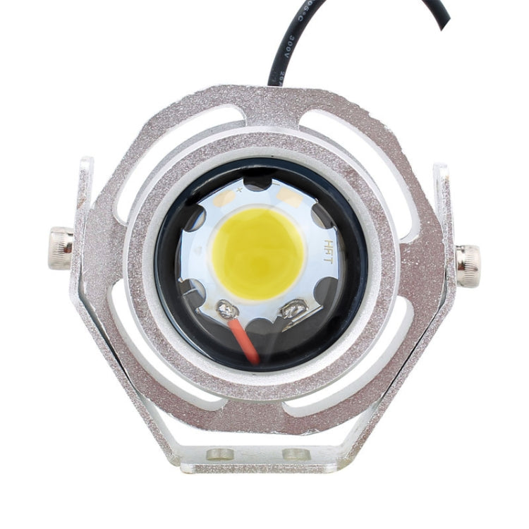 10W 500LM White Light 6500K COB LED Wired Hexagon Eagle Eyes Car Fog Lamp,Wire Length:35cm, DC 12-24V(Silver) - Eagle Eye Lamps by PMC TechLife | Online Shopping South Africa | PMC TechLife | Buy Now Pay Later Mobicred