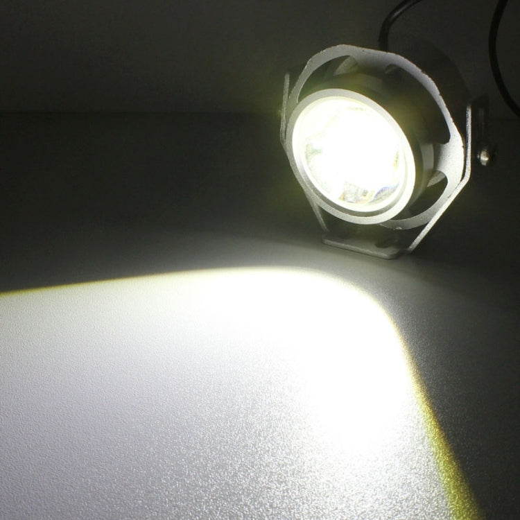 10W 500LM White Light 6500K COB LED Wired Hexagon Eagle Eyes Car Fog Lamp,Wire Length:35cm, DC 12-24V(Silver) - Eagle Eye Lamps by PMC TechLife | Online Shopping South Africa | PMC TechLife | Buy Now Pay Later Mobicred