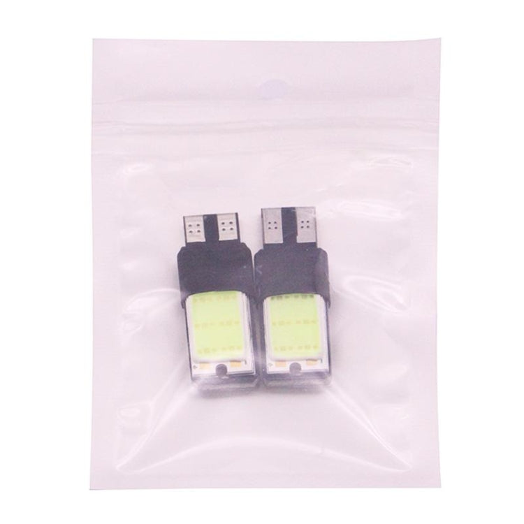 2 PCS T10 3W 160-180LM 2 LED Ice Blue COB LED Decode Car Clearance Lights Lamp, DC12V - Clearance Lights by PMC TechLife | Online Shopping South Africa | PMC TechLife | Buy Now Pay Later Mobicred