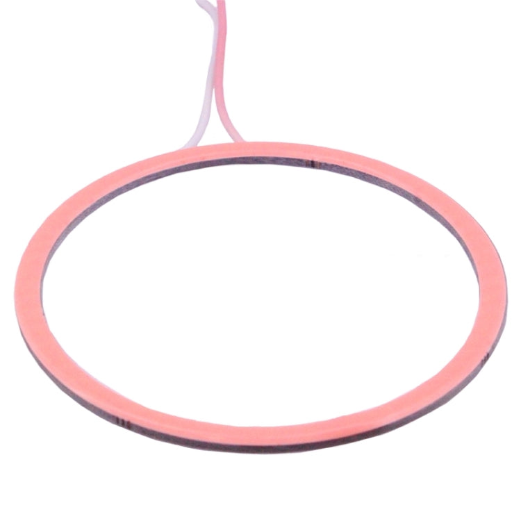80mm 5W 180LM Angel Eyes Circles Car Headlight Pink Light COB LED Lights for Vehicles, DC 12-24V - Eagle Eye Lamps by PMC TechLife | Online Shopping South Africa | PMC TechLife | Buy Now Pay Later Mobicred