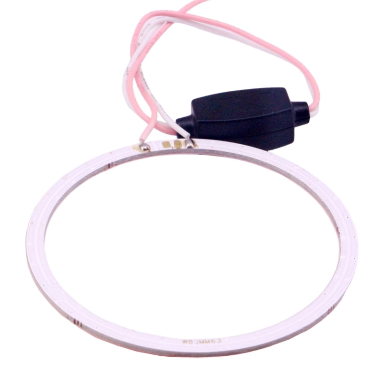 80mm 5W 180LM Angel Eyes Circles Car Headlight Red Light COB LED Lights for Vehicles, DC 12-24V - Eagle Eye Lamps by PMC TechLife | Online Shopping South Africa | PMC TechLife | Buy Now Pay Later Mobicred
