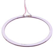 80mm 5W 180LM Angel Eyes Circles Car Headlight Red Light COB LED Lights for Vehicles, DC 12-24V