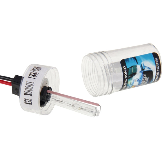 DC12V 35W H27/880/881 HID Xenon Light Single Beam Super Vision Water-resistant Head Lamp, Color Temperature: 6000K, Pack of 2