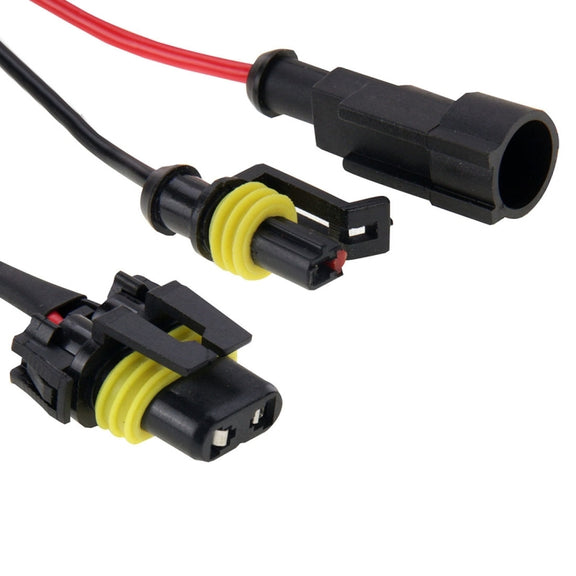 DC12V 35W H27/880/881 HID Xenon Light Single Beam Super Vision Water-resistant Head Lamp, Color Temperature: 6000K, Pack of 2
