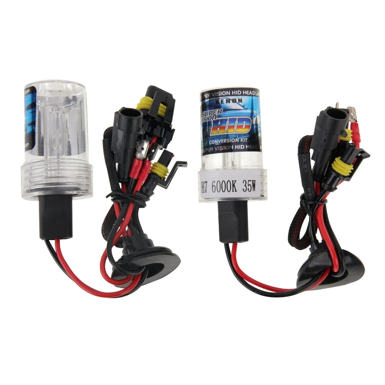 DC12V 35W H7 HID Xenon Light Single Beam Super Vision Waterproof Head Lamp, Color Temperature: 6000K, Pack of 2 - Xenon Lights by PMC TechLife | Online Shopping South Africa | PMC TechLife | Buy Now Pay Later Mobicred