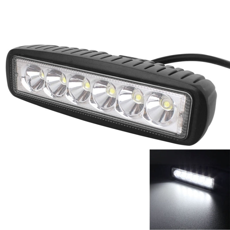 18W 1440LM Epistar 6 LED White Slot Beam Car Work Lamp Bar Light Waterproof IP67, DC 10-30V - Work Lights by PMC TechLife | Online Shopping South Africa | PMC TechLife | Buy Now Pay Later Mobicred