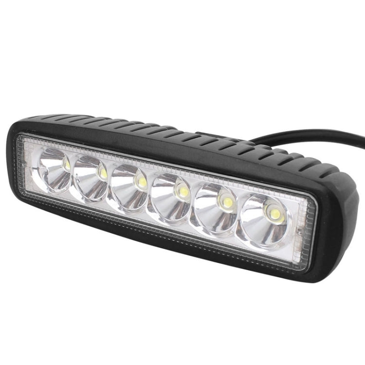 18W 1440LM Epistar 6 LED White Slot Beam Car Work Lamp Bar Light Waterproof IP67, DC 10-30V - Work Lights by PMC TechLife | Online Shopping South Africa | PMC TechLife | Buy Now Pay Later Mobicred