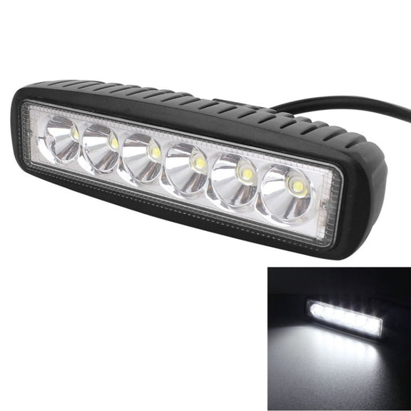 18W 1440LM Epistar 6 LED White Slot Beam Car Work Lamp Bar Light Water-resistant IP67, DC 10-30V